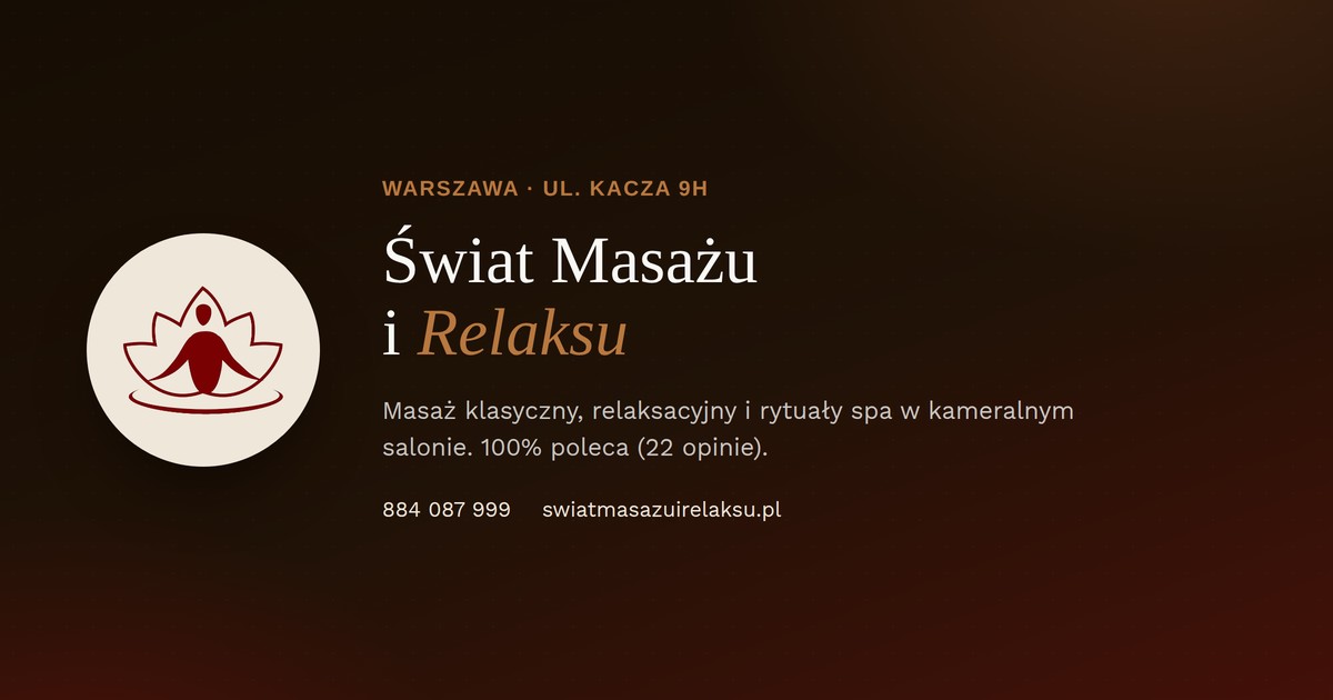 Logo Świat Masażu i Relaksu
